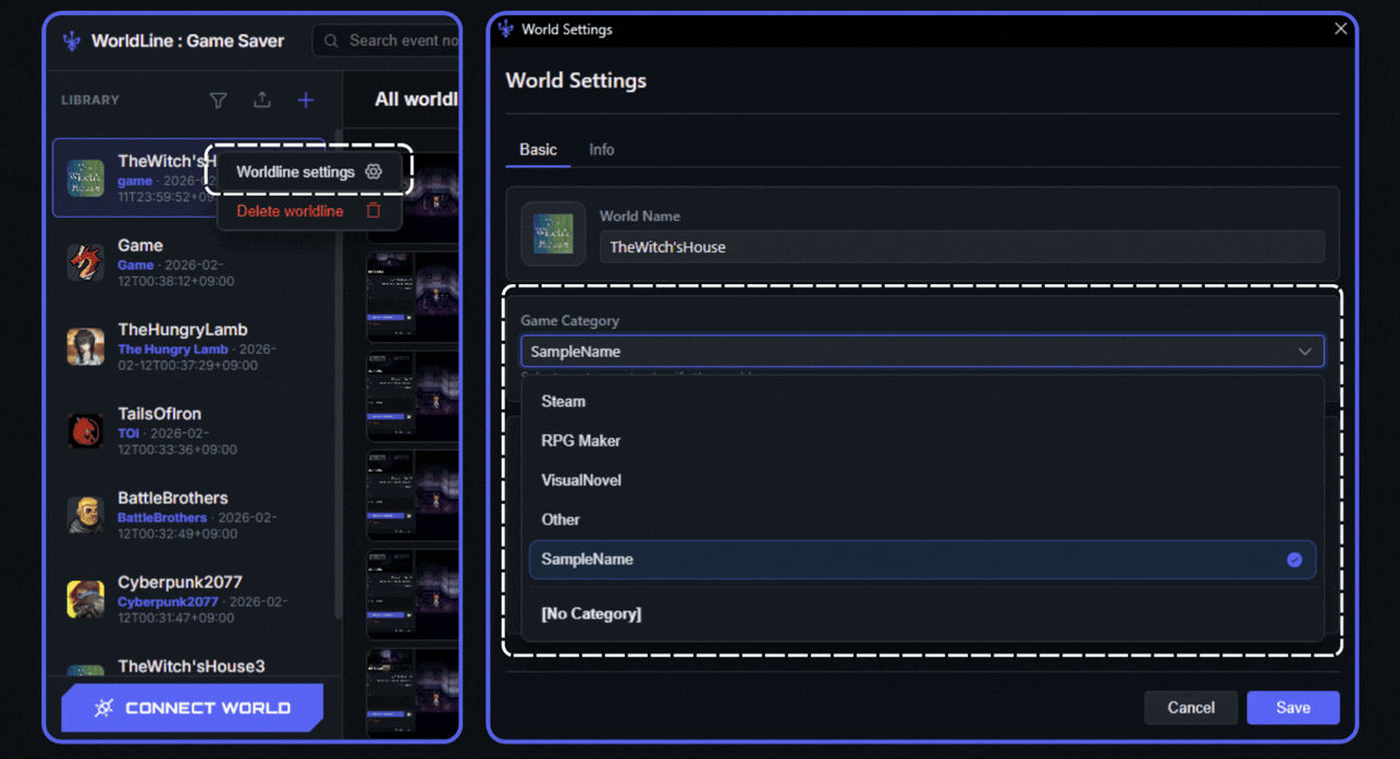 Edit Categories - - Edit library category